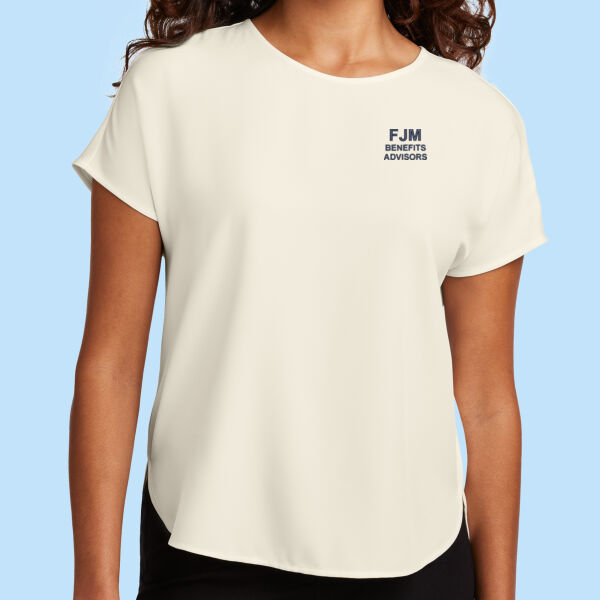 FJM - Women's Stretch Crepe Crew Thumbnail