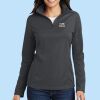 Ladies Pinpoint Mesh 1/2 Zip Thumbnail